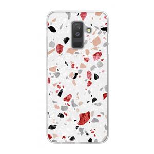 CaseCompany Terrazzo N°12: Samsung Galaxy A6 Plus (2018) Transparant Hoesje