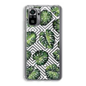 CaseCompany Geometrische jungle: Xiaomi Redmi Note 10S Transparant Hoesje
