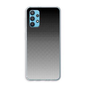 CaseCompany Musketon Halftone: Samsung Galaxy A32 4G Transparant Hoesje