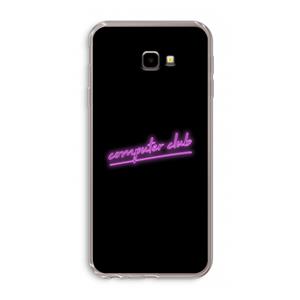 CaseCompany Vice Black: Samsung Galaxy J4 Plus Transparant Hoesje