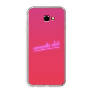 CaseCompany Vice Glow: Samsung Galaxy J4 Plus Transparant Hoesje