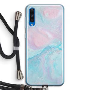 CaseCompany Fantasie pastel: Samsung Galaxy A50 Transparant Hoesje met koord