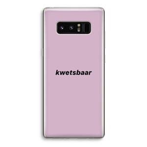 CaseCompany kwetsbaar: Samsung Galaxy Note 8 Transparant Hoesje