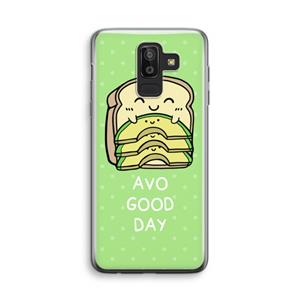 CaseCompany Avo Good Day: Samsung Galaxy J8 (2018) Transparant Hoesje