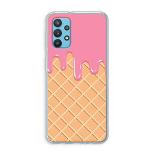 CaseCompany Ice cream: Samsung Galaxy A32 4G Transparant Hoesje