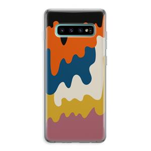 CaseCompany Baar A: Samsung Galaxy S10 Plus Transparant Hoesje