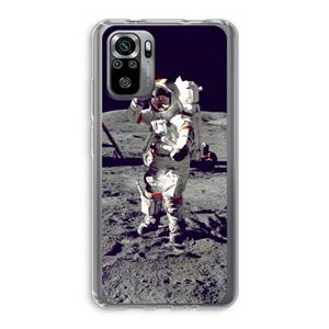 CaseCompany Spaceman: Xiaomi Redmi Note 10S Transparant Hoesje