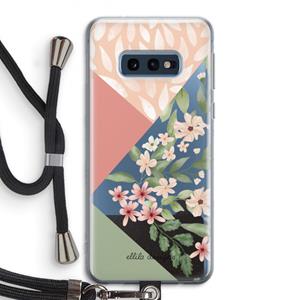 CaseCompany Sweet heaven geometrics: Samsung Galaxy S10e Transparant Hoesje met koord