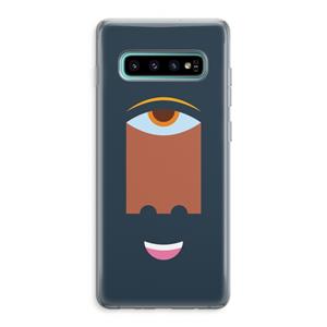 CaseCompany Mono M: Samsung Galaxy S10 Plus Transparant Hoesje