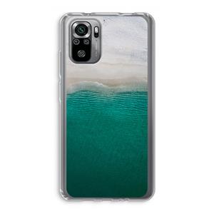 CaseCompany Stranded: Xiaomi Redmi Note 10S Transparant Hoesje