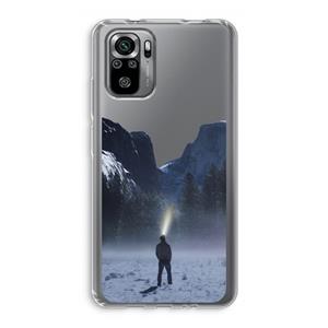 CaseCompany Wanderlust: Xiaomi Redmi Note 10S Transparant Hoesje