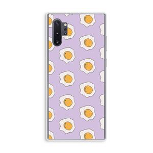 CaseCompany Bacon to my eggs #1: Samsung Galaxy Note 10 Plus Transparant Hoesje