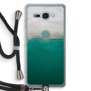 CaseCompany Stranded: Sony Xperia XZ2 Compact Transparant Hoesje met koord