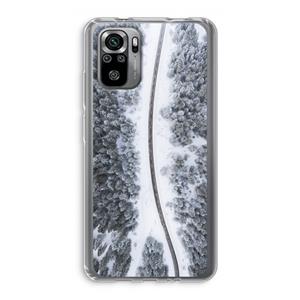 CaseCompany Snøfall: Xiaomi Redmi Note 10S Transparant Hoesje
