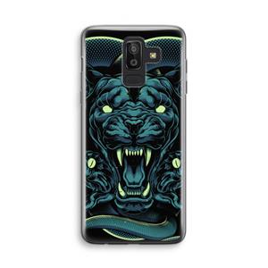 CaseCompany Cougar and Vipers: Samsung Galaxy J8 (2018) Transparant Hoesje