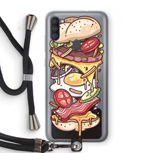 CaseCompany Diet Coke Please: Samsung Galaxy A11 Transparant Hoesje met koord