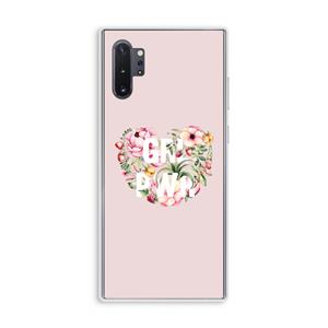 CaseCompany GRL PWR Flower: Samsung Galaxy Note 10 Plus Transparant Hoesje