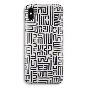 CaseCompany Moroccan Print: iPhone X Volledig Geprint Hoesje