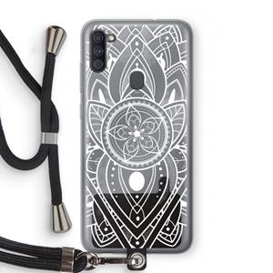 CaseCompany It's Complicated: Samsung Galaxy A11 Transparant Hoesje met koord