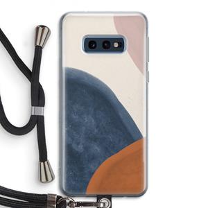 CaseCompany Geo #1: Samsung Galaxy S10e Transparant Hoesje met koord