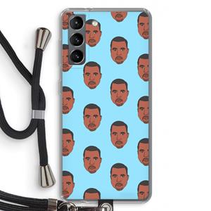 CaseCompany Kanye Call Me℃: Samsung Galaxy S21 Transparant Hoesje met koord