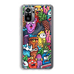 CaseCompany Vexx Mixtape: Xiaomi Redmi Note 10S Transparant Hoesje