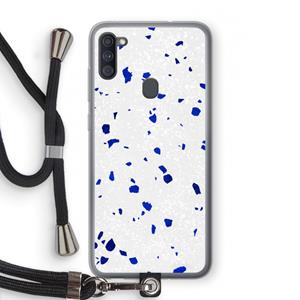 CaseCompany Terrazzo N°5: Samsung Galaxy A11 Transparant Hoesje met koord