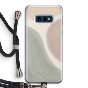 CaseCompany Geo #6: Samsung Galaxy S10e Transparant Hoesje met koord