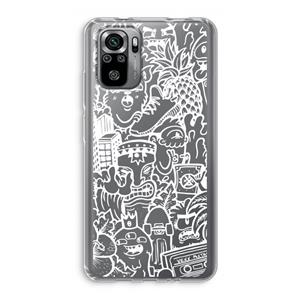 CaseCompany Vexx Mixtape #2: Xiaomi Redmi Note 10S Transparant Hoesje