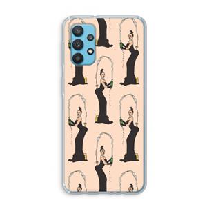 CaseCompany Pop Some Kim: Samsung Galaxy A32 4G Transparant Hoesje