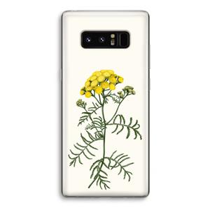 CaseCompany Tansy: Samsung Galaxy Note 8 Transparant Hoesje