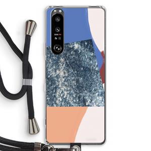 CaseCompany Billy: Sony Xperia 1 III Transparant Hoesje met koord