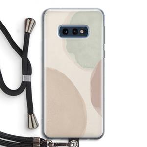 CaseCompany Geo #8: Samsung Galaxy S10e Transparant Hoesje met koord