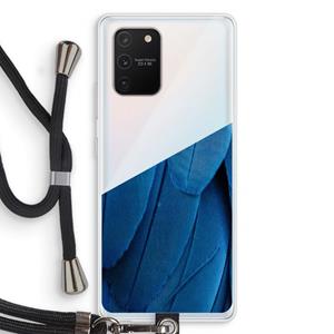 CaseCompany Pauw: Samsung Galaxy S10 Lite Transparant Hoesje met koord