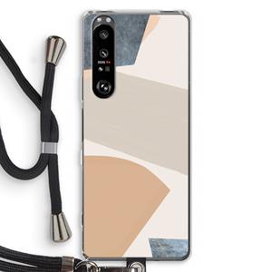 CaseCompany Formo: Sony Xperia 1 III Transparant Hoesje met koord