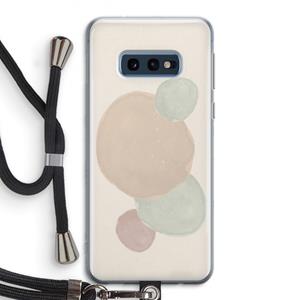 CaseCompany Geo #9: Samsung Galaxy S10e Transparant Hoesje met koord