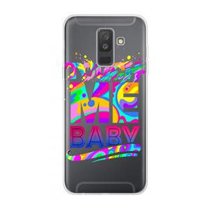 CaseCompany Touch Me: Samsung Galaxy A6 Plus (2018) Transparant Hoesje