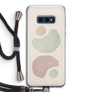CaseCompany Geo #10: Samsung Galaxy S10e Transparant Hoesje met koord