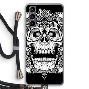CaseCompany Seek & Destroy: Samsung Galaxy S21 Transparant Hoesje met koord