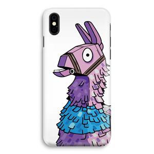 CaseCompany Lama: iPhone X Volledig Geprint Hoesje