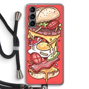 CaseCompany Diet Coke Please: Samsung Galaxy S21 Transparant Hoesje met koord