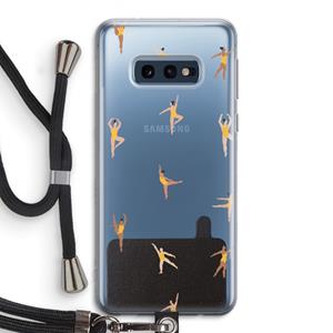 CaseCompany Dans #2: Samsung Galaxy S10e Transparant Hoesje met koord