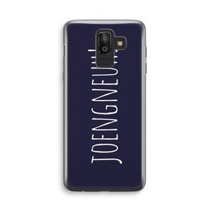 CaseCompany Joengneuh!: Samsung Galaxy J8 (2018) Transparant Hoesje