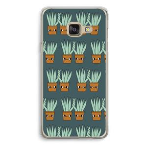 CaseCompany Sansevieria: Samsung A3 (2017) Transparant Hoesje