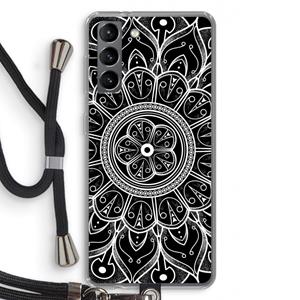 CaseCompany Roses Are Red: Samsung Galaxy S21 Transparant Hoesje met koord