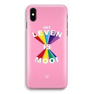 CaseCompany Het Leven Is Mooi: iPhone X Volledig Geprint Hoesje