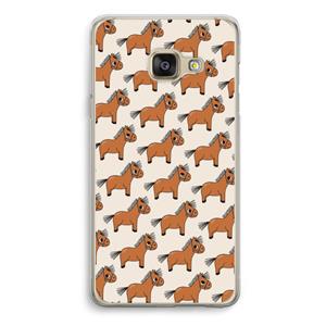 CaseCompany Pony: Samsung A3 (2017) Transparant Hoesje