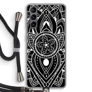 CaseCompany It's Complicated: Samsung Galaxy S21 Transparant Hoesje met koord