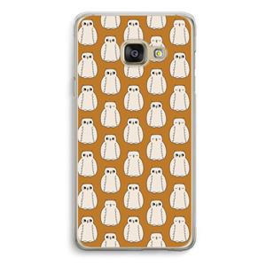 CaseCompany Uilen: Samsung A3 (2017) Transparant Hoesje