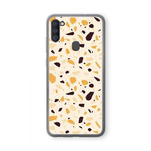 CaseCompany Terrazzo N°13: Samsung Galaxy A11 Transparant Hoesje
